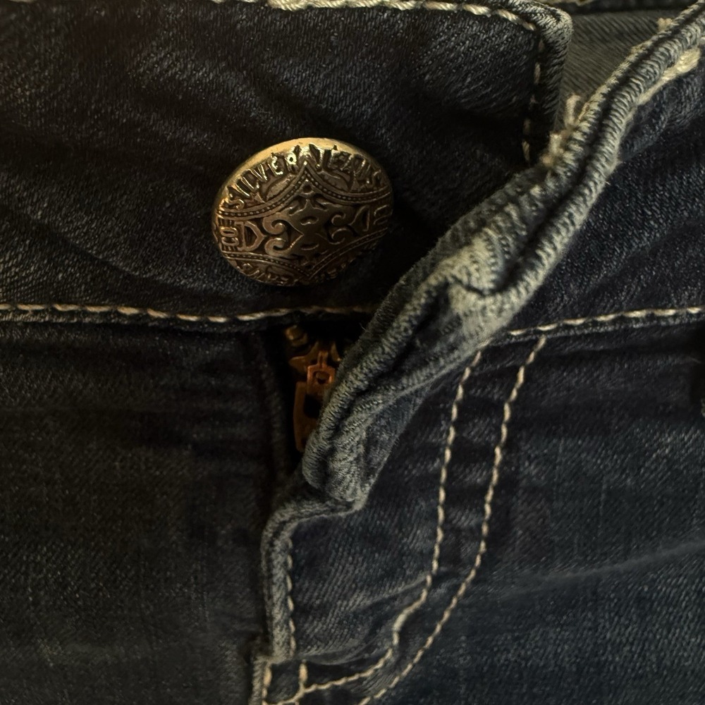 Silver Brand Jeans women's Suki W30 L22 1/2‎ Embroidered details - Picture 15 of 16